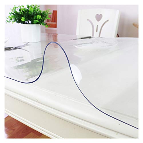 Transparente PVC-Tischschutzmatte, 2,0 mm dick, 140 x 140 cm, Bodenschutz für Wohnzimmer, Badezimmer, Küche und Tür, langlebig, wasserdicht, leicht zu reinigen Transparente PVC-Tischschutzmatte, 2,0 mm dick, 140 x 140 cm, Bodenschutz für Wohnzimmer, Badezimmer, Küche und Tür, langlebig, wasserdicht, leicht zu reinigen von Generisch