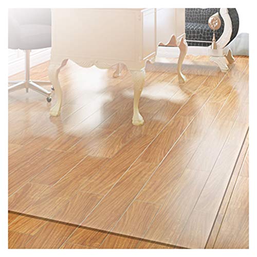 Transparente Schreibtischstuhlunterlage für harte Böden, strapazierfähiger PVC-Schutz für Büro, 3,0 mm dick, 90 x 150 cm, ideal für Holzoberflächen, rutschfest, strapazierfähig, transparentes Design Transparente Schreibtischstuhlunterlage für harte Böden, strapazierfähiger PVC-Schutz für Büro, 3,0 mm dick, 90 x 150 cm, ideal für Holzoberflächen, rutschfest, strapazierfähig, transparentes Design von Generisch