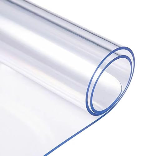 Transparente Tischabdeckung, 1,5 mm dick, Tischschutz aus Kunststoff, Tischschutz für Esstisch, PVC-Tischschutz, Tischunterlage für Küchentisch, 61 x 88,9 cm, 1,5 mm Transparente Tischabdeckung, 1,5 mm dick, Tischschutz aus Kunststoff, Tischschutz für Esstisch, PVC-Tischschutz, Tischunterlage für Küchentisch, 61 x 88,9 cm, 1,5 mm von Generisch