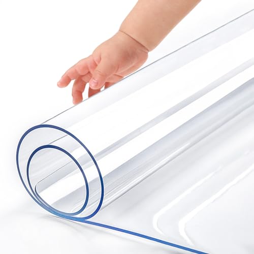 Transparente Tischabdeckung, 40 x 90 cm, 2 mm dick, PVC, leicht zu reinigen und wasserdicht, ideal für Küche und Garten Transparente Tischabdeckung, 40 x 90 cm, 2 mm dick, PVC, leicht zu reinigen und wasserdicht, ideal für Küche und Garten von Generisch