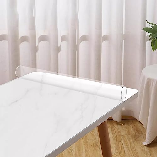Transparente Tischdecke, weiche 1 mm Schutzfolie für Glastische, ideal für Büromatten und Stuhlmatten, 100 x 200 cm, langlebig und wasserdicht Transparente Tischdecke, weiche 1 mm Schutzfolie für Glastische, ideal für Büromatten und Stuhlmatten, 100 x 200 cm, langlebig und wasserdicht von Generisch