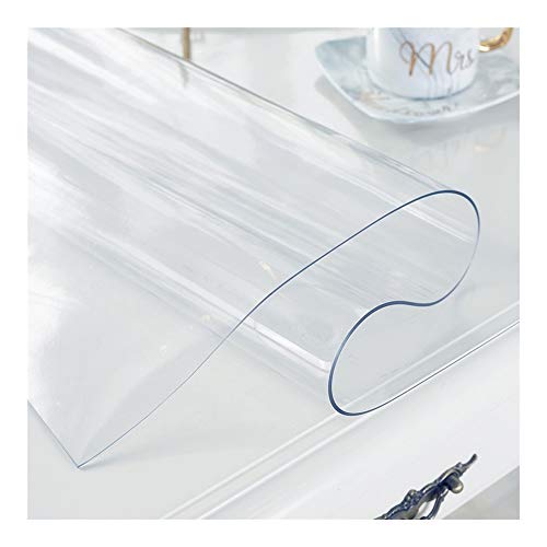 Transparente Vinyl-Bodenschutzmatte für Bürostuhl, langlebig, 2 mm dick, 100 x 200 cm, ölbeständig, ideal für Zuhause und Küche, schützt Hartholz- und Parkettböden Transparente Vinyl-Bodenschutzmatte für Bürostuhl, langlebig, 2 mm dick, 100 x 200 cm, ölbeständig, ideal für Zuhause und Küche, schützt Hartholz- und Parkettböden von Generisch