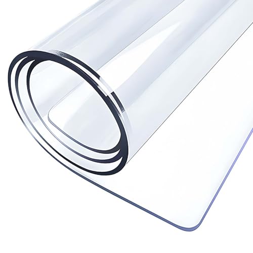 Transparente rechteckige Kunststoff-Tischdecke, PVC-Tischdecke für Küche, Esstisch, Schreibtisch, Schublade, 3 mm dick, 40 x 60 cm, langlebig und leicht zu reinigen Transparente rechteckige Kunststoff-Tischdecke, PVC-Tischdecke für Küche, Esstisch, Schreibtisch, Schublade, 3 mm dick, 40 x 60 cm, langlebig und leicht zu reinigen von Generisch