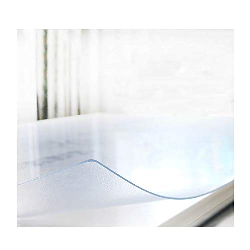 Transparente verdickte Tischmatte für harte Böden, hitzebeständiger Couchtischschutz (70 x 140 cm), rutschfest, ideal für Zuhause und Büro von Generisch