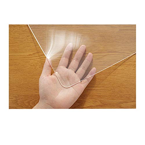 Transparente wasserdichte PVC-Tischmatte, rutschfester und langlebiger Bodenschutz für Ess- und Couchtische, Verbrühschutz und leicht zu reinigende Oberflächenabdeckung Transparente wasserdichte PVC-Tischmatte, rutschfester und langlebiger Bodenschutz für Ess- und Couchtische, Verbrühschutz und leicht zu reinigende Oberflächenabdeckung von Generisch