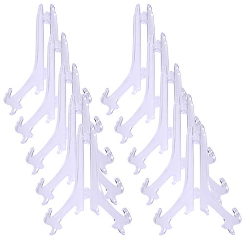 Transparenter Acryl-Präsentationsständer für Fotos und Teller, verstellbarer Staffelei-Halter für Hochzeiten, Partys, Geburtstage und Ausstellungen, ideal zum Präsentieren von Dece-Gegenständen von Generisch
