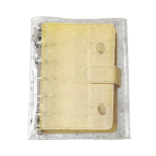 Transparenter Ordner, Ringbuch lose Blätter | Halter für Quittungen Aufkleber mit Sternmotiv für Lehrer, Studenten, Projektmanager Verwaltungspersonal Transparenter Ordner, Ringbuch lose Blätter | Halter für Quittungen Aufkleber mit Sternmotiv für Lehrer, Studenten, Projektmanager Verwaltungspersonal von Generisch