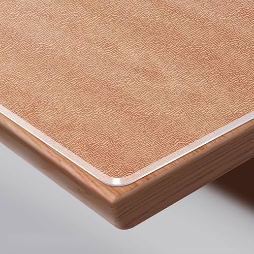 Transparenter PVC-Tischdeckenschutz, wasserdicht, hitzebeständig, Abdeckung für Esszimmer und Büro, 1,3 mm/2,3 mm dick, keine scharfen Kanten, transparente Möbelschutzfolie Transparenter PVC-Tischdeckenschutz, wasserdicht, hitzebeständig, Abdeckung für Esszimmer und Büro, 1,3 mm/2,3 mm dick, keine scharfen Kanten, transparente Möbelschutzfolie von Generisch
