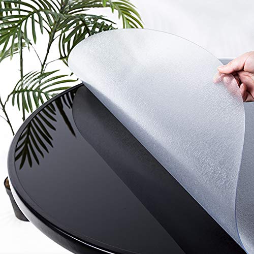 Transparenter PVC-Tischdeckenschutz, wasserdicht und öldicht, rund, 2 mm dick, hitzebeständig, verfügbare Größen Transparenter PVC-Tischdeckenschutz, wasserdicht und öldicht, rund, 2 mm dick, hitzebeständig, verfügbare Größen von Generisch