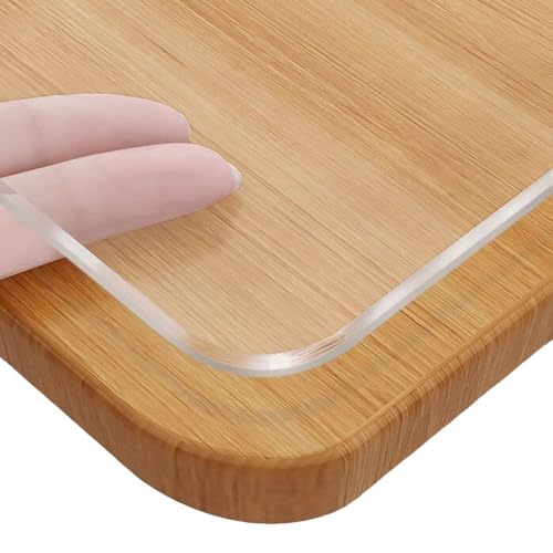 Transparenter PVC-Tischschutz, 1,5 mm, wasserdicht, rechteckig, Tischdecke für Küche, transparente Schreibtischabdeckung, kratzfest, 140 x 260 cm, langlebige Tischmatte Transparenter PVC-Tischschutz, 1,5 mm, wasserdicht, rechteckig, Tischdecke für Küche, transparente Schreibtischabdeckung, kratzfest, 140 x 260 cm, langlebige Tischmatte von Generisch