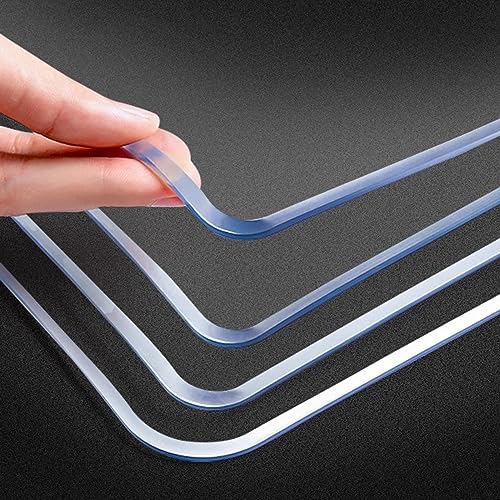 Transparenter PVC-Tischschutz, geruchlos, 2,3 mm dicke, waschbare Kunststoff-Tischdecke, hitzebeständig, perfekte Passform für Tische, 130 x 240 cm Transparenter PVC-Tischschutz, geruchlos, 2,3 mm dicke, waschbare Kunststoff-Tischdecke, hitzebeständig, perfekte Passform für Tische, 130 x 240 cm von Generisch