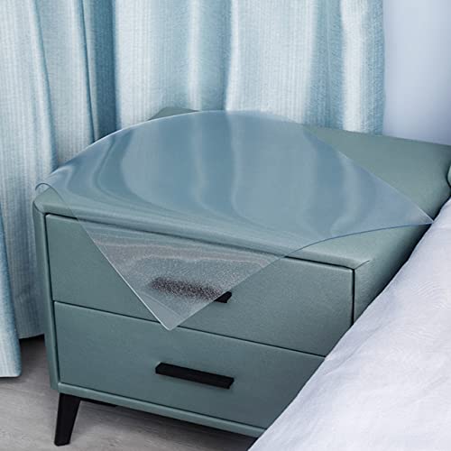 Transparenter PVC-Tischschutz, rechteckig, matt, staubdicht, wasserdicht, waschbar, 90 x 140 cm, Möbelschutz für Esstisch und Schreibtisch Transparenter PVC-Tischschutz, rechteckig, matt, staubdicht, wasserdicht, waschbar, 90 x 140 cm, Möbelschutz für Esstisch und Schreibtisch von Generisch