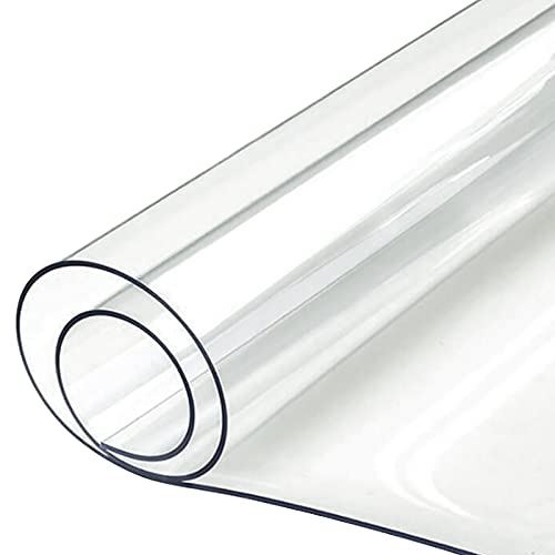 Transparenter Schreibtischschutz aus Kunststoff, 170 x 180 cm, 1 mm dick, transparent, wasserdicht, hitzebeständig, Schreibtischunterlage, geruchsneutral, ohne scharfen Kantenschutz Transparenter Schreibtischschutz aus Kunststoff, 170 x 180 cm, 1 mm dick, transparent, wasserdicht, hitzebeständig, Schreibtischunterlage, geruchsneutral, ohne scharfen Kantenschutz von Generisch