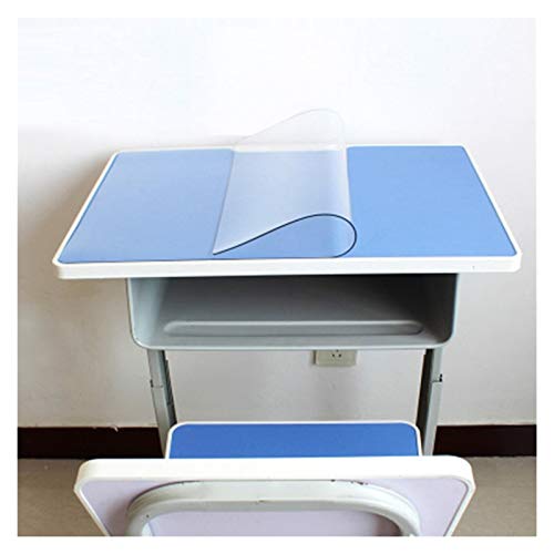 Transparenter Schreibtischschutz – weiche Glas-Tischdecke, wasserdicht, Couchtischmatte, staubdichte Abdeckung, individuelle Größen erhältlich (2,0 mm, 80 x 120 cm), 3 Stärken-Optionen, Schutz für von Generisch