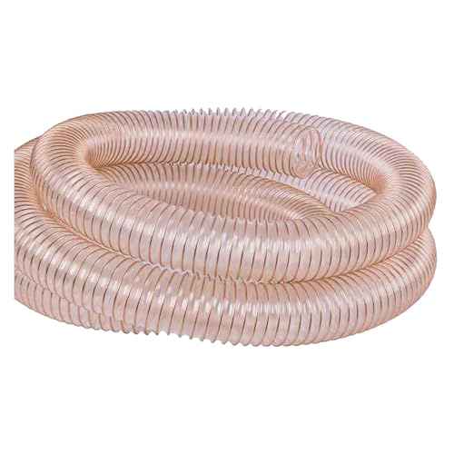 Transparenter verstärkter Staubsammelschlauch mit Stahldraht-Helix für pannensichere Rauch- und Schmutzabsaugung Transparenter verstärkter Staubsammelschlauch mit Stahldraht-Helix für pannensichere Rauch- und Schmutzabsaugung von Generisch