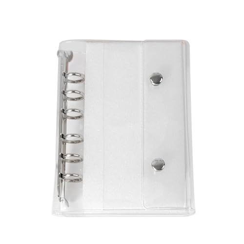 Transparentes Aufkleberbuch, einfach zu verwenden 13,2x19,6 cm, Clear Notebook -Binder, Fotokablonenalbum, Lose Leaf Ordner, PVC Closure Cover, für Kinder, Mädchen, Erwachsene Transparentes Aufkleberbuch, einfach zu verwenden 13,2x19,6 cm, Clear Notebook -Binder, Fotokablonenalbum, Lose Leaf Ordner, PVC Closure Cover, für Kinder, Mädchen, Erwachsene von Generisch