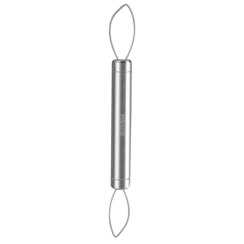 Traubenhautschäler, Edelstahl, Obstentsafter, Ended Compact Gadget mit ergonomischem Griff und Präzisionsspitze für Kirschbeerensalat Vorbereitung Camping Reisen Küche von Generisch
