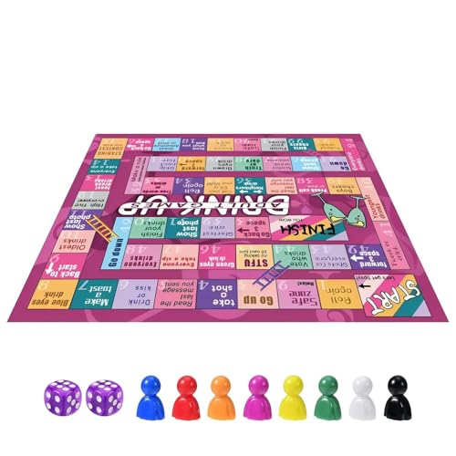 Trinkspiele für Erwachsene, Paarspiele, Brettspiel, Ledermatte, Trinkparty-Spiele, interaktives Spiel, lustige Erwachsenen-Spiele für Mädchen-Abend, Junggesellinnenabschied Trinkspiele für Erwachsene, Paarspiele, Brettspiel, Ledermatte, Trinkparty-Spiele, interaktives Spiel, lustige Erwachsenen-Spiele für Mädchen-Abend, Junggesellinnenabschied von Generisch
