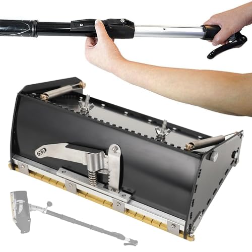Trockenbau-Endbearbeitungsbox mit ausziehbarem Griff, Aluminium-Schlammbox für Gipskartonplatten, Wandplatten, Platten, perfekt für glatte Wandoberflächen Trockenbau-Endbearbeitungsbox mit ausziehbarem Griff, Aluminium-Schlammbox für Gipskartonplatten, Wandplatten, Platten, perfekt für glatte Wandoberflächen von Generisch