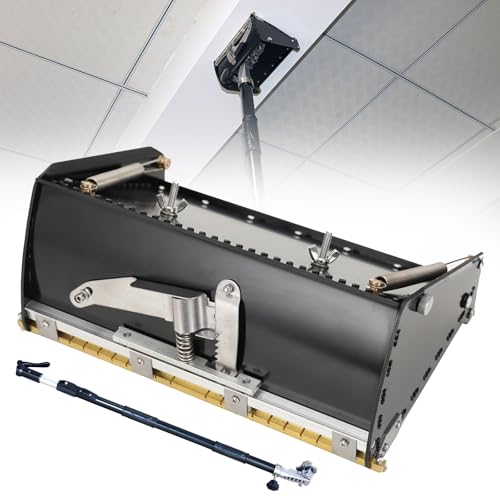 Trockenbau-Schlamm-Flachbox mit verstellbarem Griff, professionelles Spachtelwerkzeug für Wandbrett- und Trockenbauprojekte von Generisch