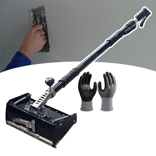 Trockenbau-Taping-Werkzeug, einziehbar mit 120° Drehung – verstellbarer Griff, Spachtel-Finishing-Werkzeug für glattes Verputzen und flache Veredelung, ideal für Profis & DIY-Projekte von Generisch