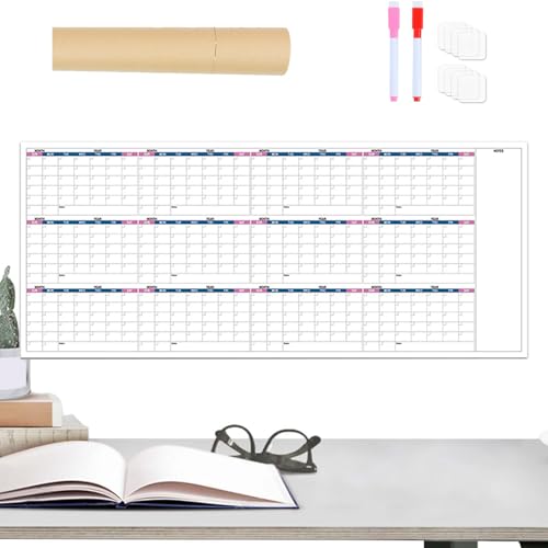 Trockener Radiergummi-Kalender für die Wand, tragbarer Kalender, Brettplaner, Zeitplan, undatiert, 12-Monatsplaner für Arbeitszimmer, Mahlzeiten, Vorbereitung, Küche, Kühlschrank, Zuhause Trockener Radiergummi-Kalender für die Wand, tragbarer Kalender, Brettplaner, Zeitplan, undatiert, 12-Monatsplaner für Arbeitszimmer, Mahlzeiten, Vorbereitung, Küche, Kühlschrank, Zuhause von Generisch