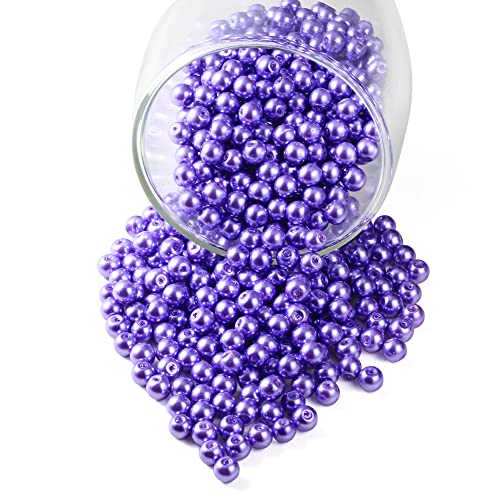 Tschechische Glasperlen, rund, Satin-Glanzfüller, Abstandshalter, lose Perlen für Schmuckherstellung, Handwerk, Armbänder, Halsketten, Ohrringe, 4 mm, 200 Stück von Generisch