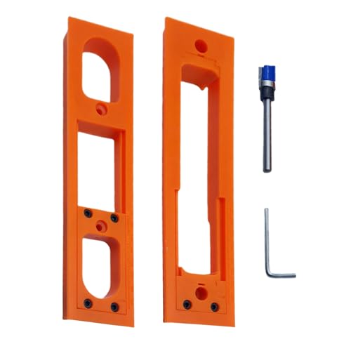 Tür Jamb Scharnier Jig - Türscharnier Wichtige Werkzeug | Türscharnierschnecken | Verstellbares Tür Jamb Montage Kit | Template Tool Für Eine Schnelle Genaue Installation | Holzbearbeitungshardware Tür Jamb Scharnier Jig - Türscharnier Wichtige Werkzeug | Türscharnierschnecken | Verstellbares Tür Jamb Montage Kit | Template Tool Für Eine Schnelle Genaue Installation | Holzbearbeitungshardware von Generisch