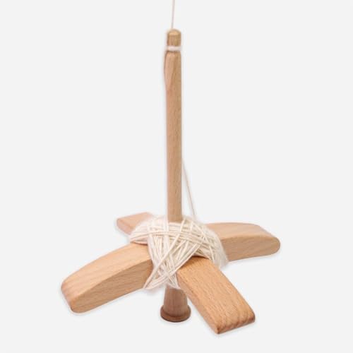 Turkish Drop Spindle, Wooden Drop Spindle, Holzspindel, Geeignet Für Anfänger Und Fortgeschrittene, Handspinnen, Spinnen Von Roving Zu Garn von Generisch