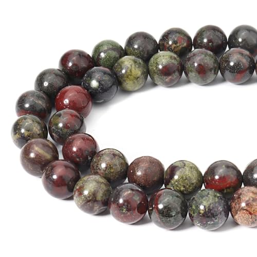 U10-AC3583 natürliche Drachenblutstein-Perlen, Energieheilkristall, rund, lose Steinperlen für Schmuckherstellung, DIY-Armbänder, Halsketten, 60 Stück U10-AC3583 natürliche Drachenblutstein-Perlen, Energieheilkristall, rund, lose Steinperlen für Schmuckherstellung, DIY-Armbänder, Halsketten, 60 Stück von Generisch