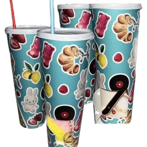 Überraschungsbecher für Kinder mit Spielzeug | Geschenkbecher & Mitgebsel für Partys | Einwegbecher mit Überraschung für Jungen & Mädchen | Ideal für Kindergeburtstage & Feiern (Mädchen) von Generisch
