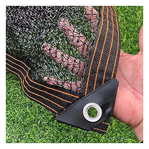 UV-Block-Schattenstoff, 50 % - 60 % Netzstoff, Sonnenschutz für Gewächshäuser, Gärten und Zwinger, schwarze Überdachung (3 m x 11 m) von Generisch
