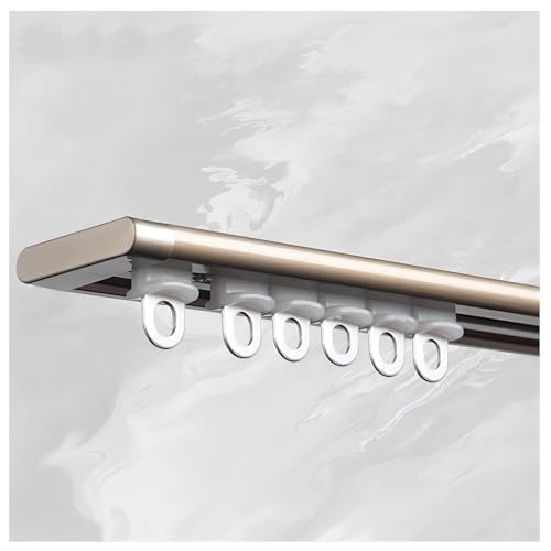 Ultradünne 6,0 mm Vorhangschiene für Privatsphäre, geräuschlose Deckenmontage, Aluminiumschiene, 50 m, Weiß/Champagner, einfache Installation und platzsparend Ultradünne 6,0 mm Vorhangschiene für Privatsphäre, geräuschlose Deckenmontage, Aluminiumschiene, 50 m, Weiß/Champagner, einfache Installation und platzsparend von Generisch