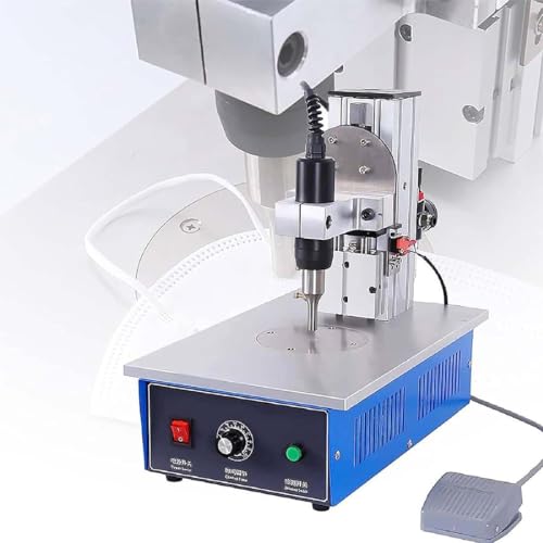 Ultraschall-Kunststoff-Schweißgerät, 1200 W Desktop-Punktschweißgerät für Vliesstoffe, tragbare Schutzkleidung Schweißer mit elektronischem Pedal von Generisch