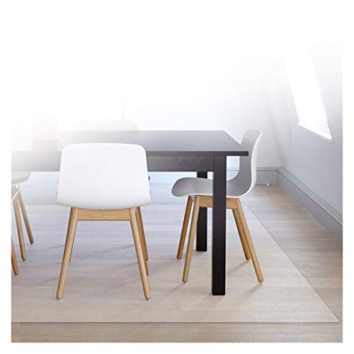 Ungiftige, kratzfeste Fußmatten für Büro, 3 Stärken (1,5 mm), strapazierfähige Fußmatten, 140 x 140 cm, ideal für Zuhause und Arbeitsplatz, leicht zu reinigen von Generisch
