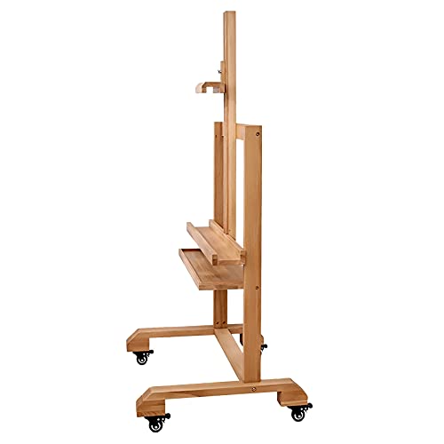 Universal-TV-Staffelei aus Massivholz mit feststellbaren Rädern, stilvoller und funktionaler Bodenwagen für Home Entertainment Universal-TV-Staffelei aus Massivholz mit feststellbaren Rädern, stilvoller und funktionaler Bodenwagen für Home Entertainment von Generisch