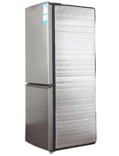 Universelle Kühlschrankabdeckung, wasserdicht, isoliert mit Aluminiumfolie und Magnetverschluss für verbesserten Schutz Universelle Kühlschrankabdeckung, wasserdicht, isoliert mit Aluminiumfolie und Magnetverschluss für verbesserten Schutz von Generisch