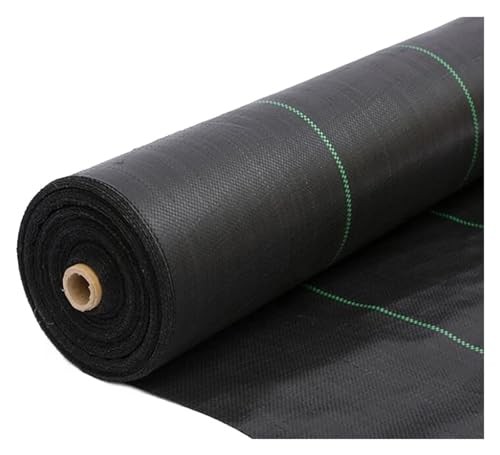 Unkrautvlies – Bodenabdeckungsmembran für Terrassen, Gärten, Blumenbeete, Landschaftsbau – wasserdurchlässiges, reißfestes Material (1,2 m x 110 m) von Generisch