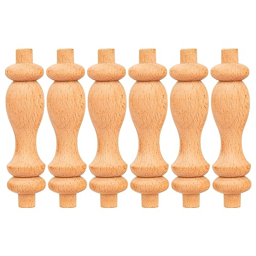 Unlackierte Baluster-Spindeln aus Holz für Heimwerker, Treppenhäuser, Möbel und Holzbearbeitung, verbessern Heimwerker-Projekte Unlackierte Baluster-Spindeln aus Holz für Heimwerker, Treppenhäuser, Möbel und Holzbearbeitung, verbessern Heimwerker-Projekte von Generisch