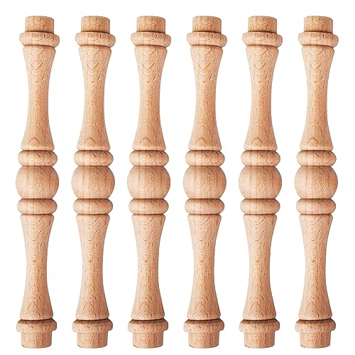 Unlackierte Baluster-Spindeln aus Holz für Heimwerker, Treppenhäuser, Möbel und Holzbearbeitung, verbessern Heimwerker-Projekte Unlackierte Baluster-Spindeln aus Holz für Heimwerker, Treppenhäuser, Möbel und Holzbearbeitung, verbessern Heimwerker-Projekte von Generisch
