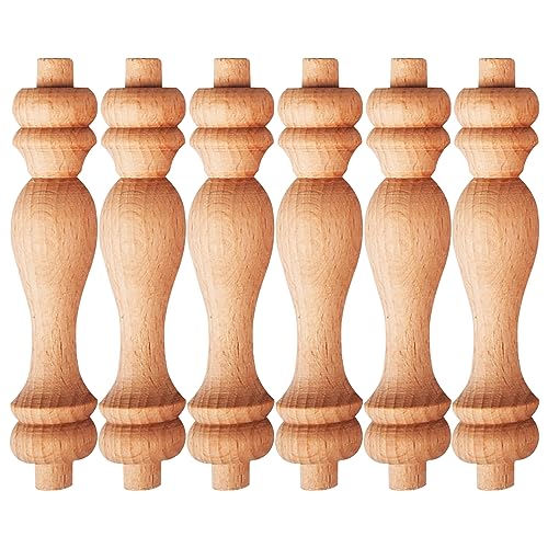 Unlackierte Baluster-Spindeln aus Holz für Heimwerker, Treppenhäuser, Möbel und Holzbearbeitung, verbessern Heimwerker-Projekte Unlackierte Baluster-Spindeln aus Holz für Heimwerker, Treppenhäuser, Möbel und Holzbearbeitung, verbessern Heimwerker-Projekte von Generisch