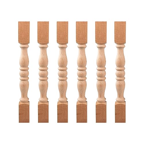 Unlackierte Baluster-Spindeln aus Holz für Heimwerker, Treppenhäuser, Möbel und Holzbearbeitung, verbessern Heimwerker-Projekte Unlackierte Baluster-Spindeln aus Holz für Heimwerker, Treppenhäuser, Möbel und Holzbearbeitung, verbessern Heimwerker-Projekte von Generisch