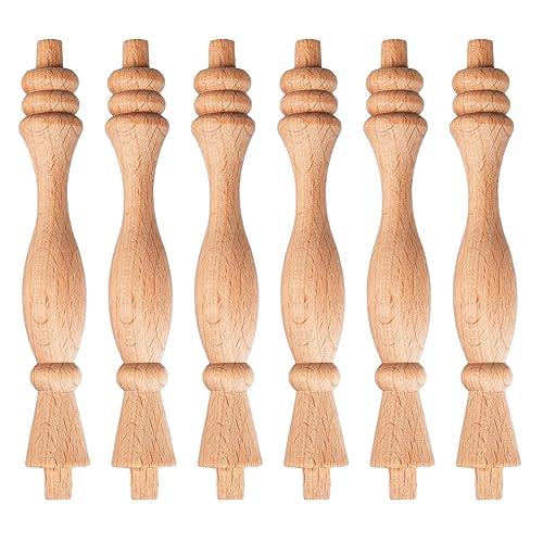 Unlackierte Baluster-Spindeln aus Holz für Heimwerker, Treppenhäuser, Möbel und Holzbearbeitung, verbessern Heimwerker-Projekte Unlackierte Baluster-Spindeln aus Holz für Heimwerker, Treppenhäuser, Möbel und Holzbearbeitung, verbessern Heimwerker-Projekte von Generisch