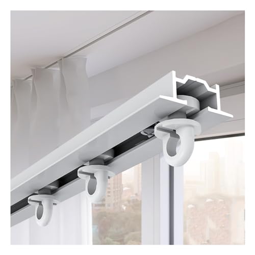 Unsichtbare Vorhangschienen für Deckenmontage, schlankes Design für interne Flügelfenster, verbessert die Privatsphäre Unsichtbare Vorhangschienen für Deckenmontage, schlankes Design für interne Flügelfenster, verbessert die Privatsphäre von Generisch