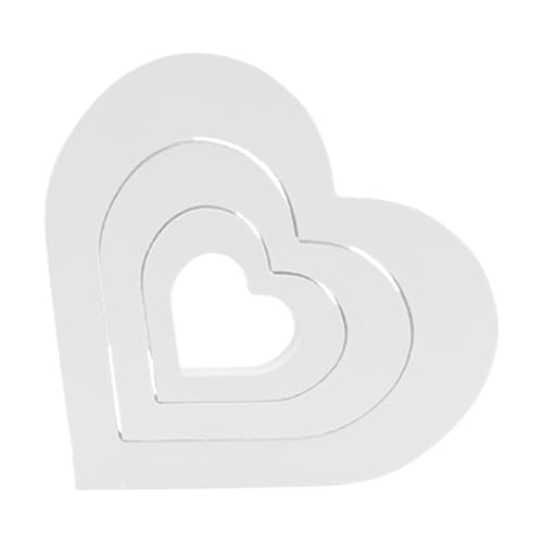 Valentine's Day Heart Holzschild - 3x Tischdekoration Love Shape Holzblock | Holzherz für Mittelstücke, Hochzeitstischdeko, Liebeszeichen aus Holz Valentine's Day Heart Holzschild - 3x Tischdekoration Love Shape Holzblock | Holzherz für Mittelstücke, Hochzeitstischdeko, Liebeszeichen aus Holz von Generisch