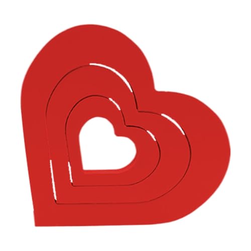 Valentine's Day Heart Holzschild - 3x Tischdekoration Love Shape Holzblock | Holzherz für Mittelstücke, Hochzeitstischdeko, Liebeszeichen aus Holz Valentine's Day Heart Holzschild - 3x Tischdekoration Love Shape Holzblock | Holzherz für Mittelstücke, Hochzeitstischdeko, Liebeszeichen aus Holz von Generisch