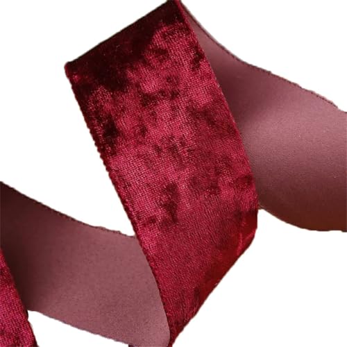 Veloursbänder zum Selbermachen, Fliege, Haarzubehör, Materialien, handgefertigt, Basteln, Dekoration, Weinrot, 9,1 m, 15 mm Veloursbänder zum Selbermachen, Fliege, Haarzubehör, Materialien, handgefertigt, Basteln, Dekoration, Weinrot, 9,1 m, 15 mm von Generisch