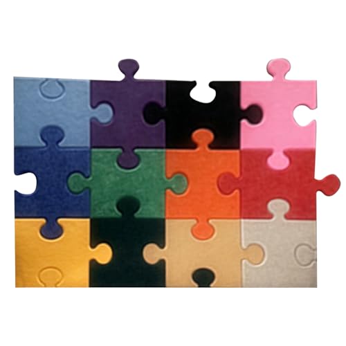 Verbundbodenmatten | 12-teilige Baby Spielmatte Quadrate Filzmatten | rutschfeste Bodengestaltung für Kinderzimmer Spielzimmer Kindertagesstätte Verbundbodenmatten | 12-teilige Baby Spielmatte Quadrate Filzmatten | rutschfeste Bodengestaltung für Kinderzimmer Spielzimmer Kindertagesstätte von Generisch