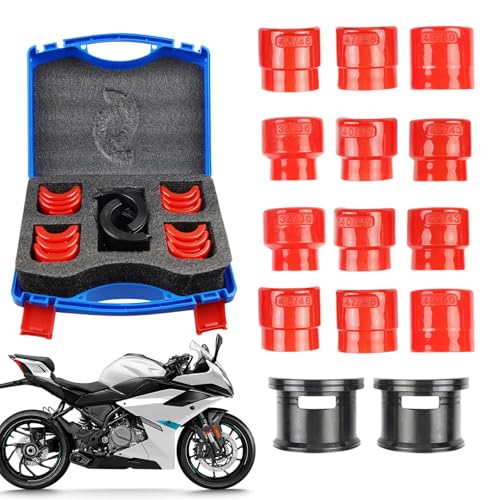 Versiegelungsinstallateur -Werkzeug - Rennfahrer, Adapter -Kit | Nutzung des Gabellagertreibers für Motorradteile 35 mm 50 mm Handheld -Präzisionsausrüstung Mechanische Reparatur Workshop Aluminiumget von Generisch