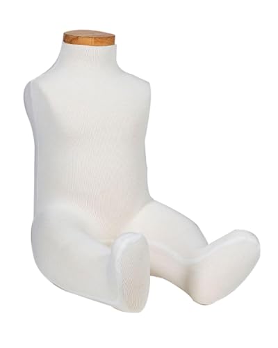 Verstellbare, weiche Baumwoll-Kleidform, perfekt für Schneiderei, Präsentation in Geschäften und Mutter-Baby-Läden, Unisex-Nähpuppe von Generisch